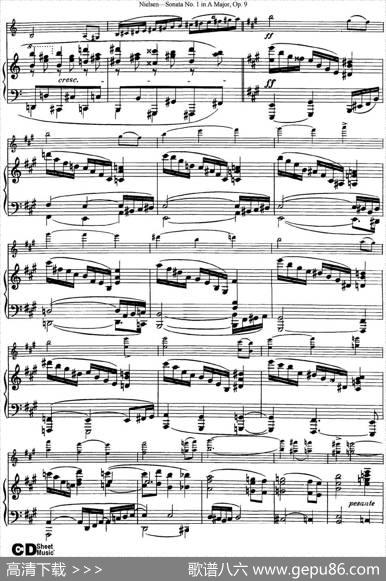 ViolinSonataNo.1inAMajorOp.9（小提琴+钢琴伴奏）