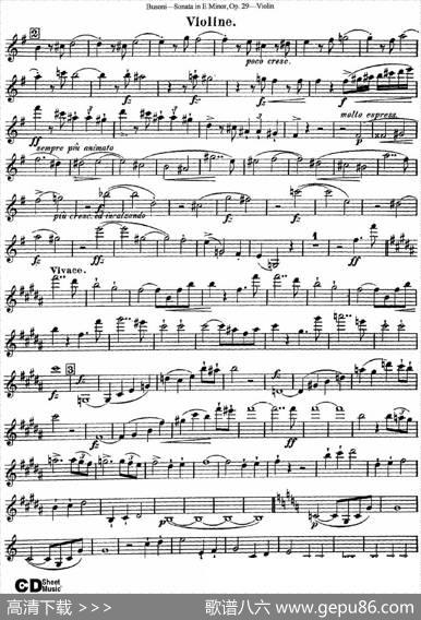 ViolinSonataNo.1inEMinorOp.29