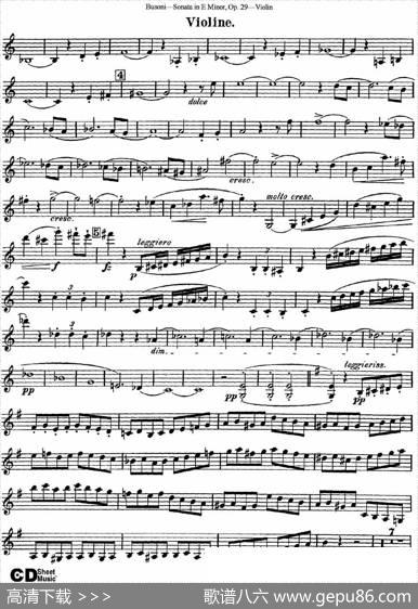 ViolinSonataNo.1inEMinorOp.29