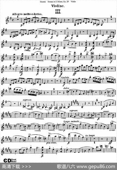 ViolinSonataNo.1inEMinorOp.29
