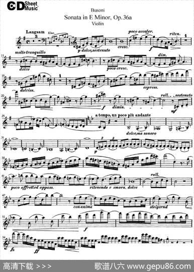 ViolinSonataNo.2inEMinorOp.36