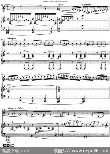 ViolinSonataNo.2inEMinorOp.36（小提琴+钢琴伴奏）