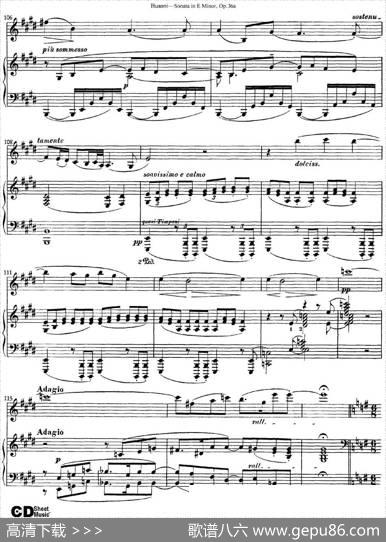 ViolinSonataNo.2inEMinorOp.36（小提琴+钢琴伴奏）