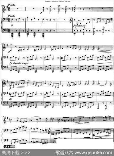 ViolinSonataNo.2inEMinorOp.36（小提琴+钢琴伴奏）