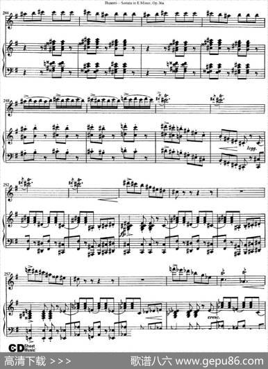 ViolinSonataNo.2inEMinorOp.36（小提琴+钢琴伴奏）