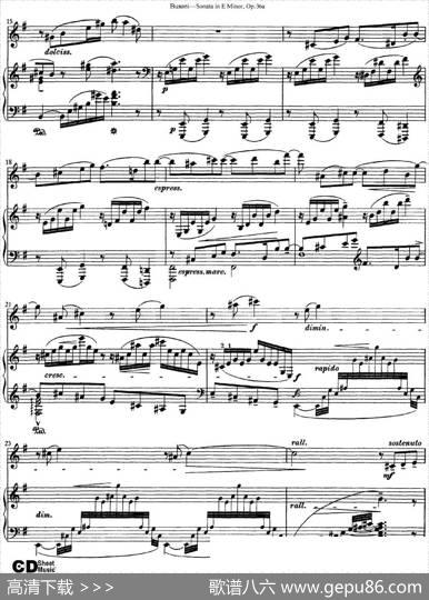 ViolinSonataNo.2inEMinorOp.36（小提琴+钢琴伴奏）