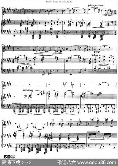 ViolinSonataNo.2inEMinorOp.36（小提琴+钢琴伴奏）