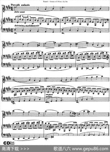 ViolinSonataNo.2inEMinorOp.36（小提琴+钢琴伴奏）
