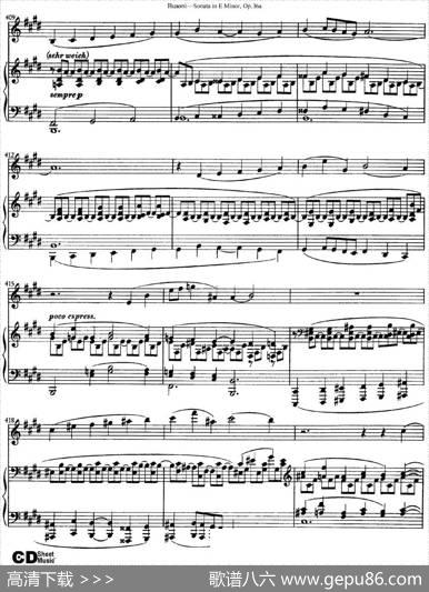 ViolinSonataNo.2inEMinorOp.36（小提琴+钢琴伴奏）