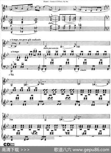 ViolinSonataNo.2inEMinorOp.36（小提琴+钢琴伴奏）