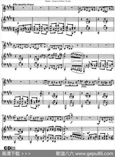 ViolinSonataNo.2inEMinorOp.36（小提琴+钢琴伴奏）