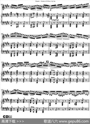ViolinSonataNo.2inEMinorOp.36（小提琴+钢琴伴奏）