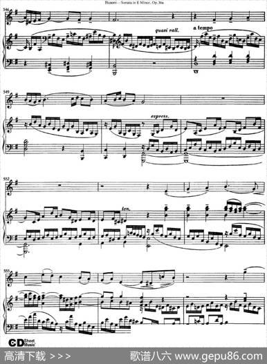 ViolinSonataNo.2inEMinorOp.36（小提琴+钢琴伴奏）