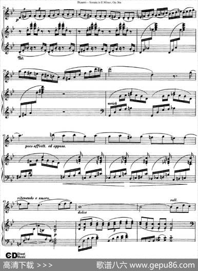 ViolinSonataNo.2inEMinorOp.36（小提琴+钢琴伴奏）