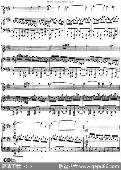 ViolinSonataNo.2inEMinorOp.36（小提琴+钢琴伴奏）