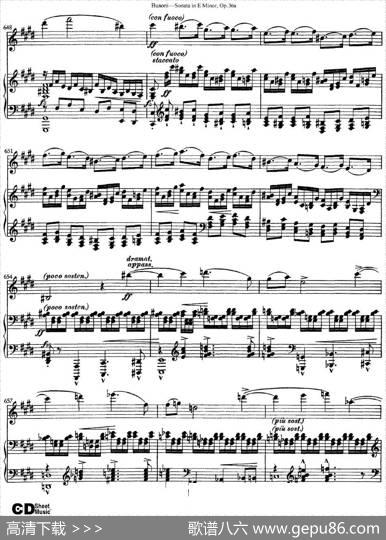 ViolinSonataNo.2inEMinorOp.36（小提琴+钢琴伴奏）