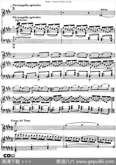 ViolinSonataNo.2inEMinorOp.36（小提琴+钢琴伴奏）