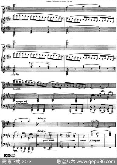ViolinSonataNo.2inEMinorOp.36（小提琴+钢琴伴奏）