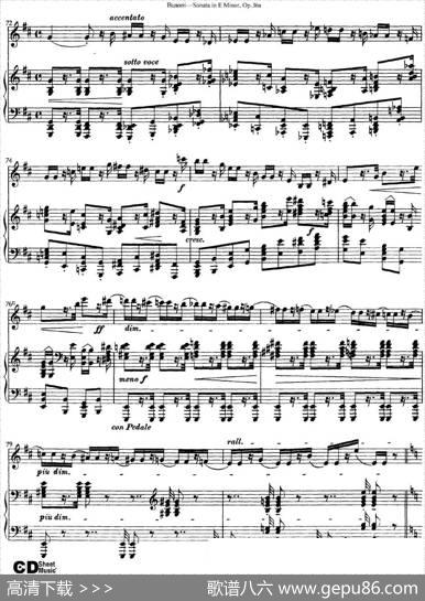 ViolinSonataNo.2inEMinorOp.36（小提琴+钢琴伴奏）
