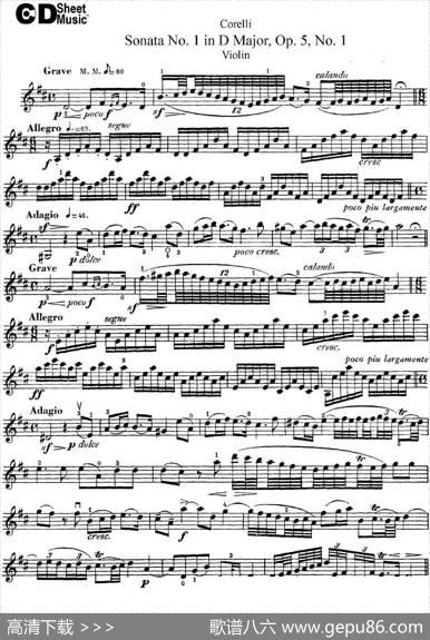 SonataNo.1inDMajorOp.5No.1