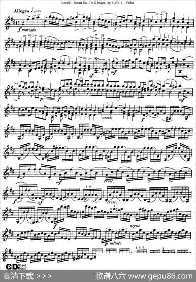 SonataNo.1inDMajorOp.5No.1