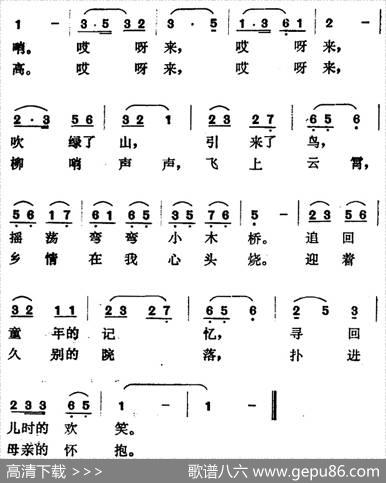 柳哨（许德清词曹俊山曲） - 许德清|曹俊山