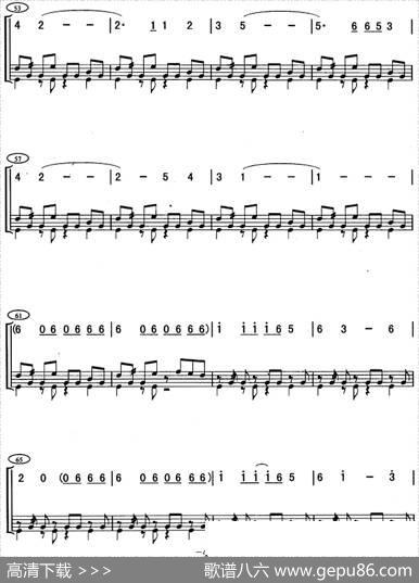 夺宝奇兵（架子鼓、主旋律+鼓谱）|[美]伯恩斯坦作曲高炳点编配