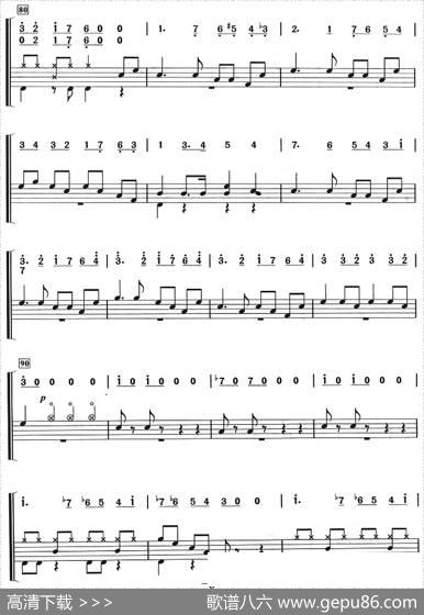 鲁斯兰与柳德米拉序曲（架子鼓、主旋律+鼓谱）|格林卡