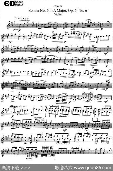 SonataNo.6inAMajorOp.5No.6