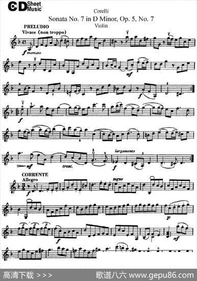 SonataNo.7inDMinorOp.5No.7