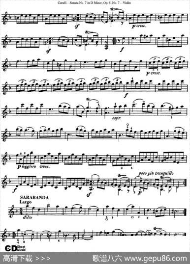 SonataNo.7inDMinorOp.5No.7
