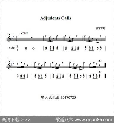AdjudentsCalls（军号）