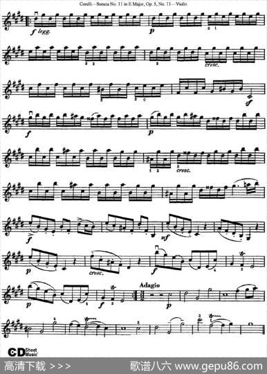 SonataNo.11inEMajorOp.5No.11