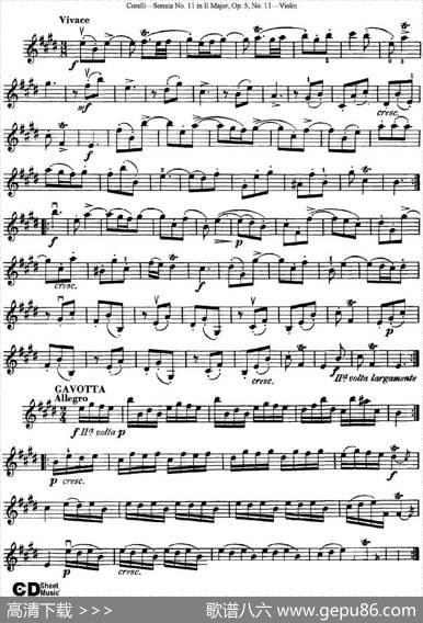 SonataNo.11inEMajorOp.5No.11
