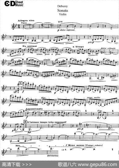 DebussySonata