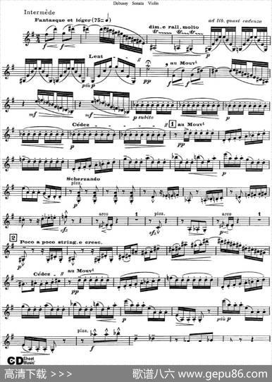 DebussySonata