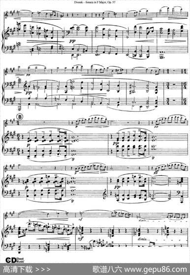 ViolinSonataOp.57（小提琴+钢琴伴奏）