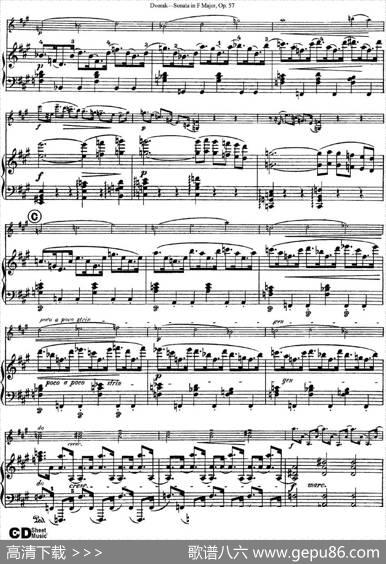 ViolinSonataOp.57（小提琴+钢琴伴奏）