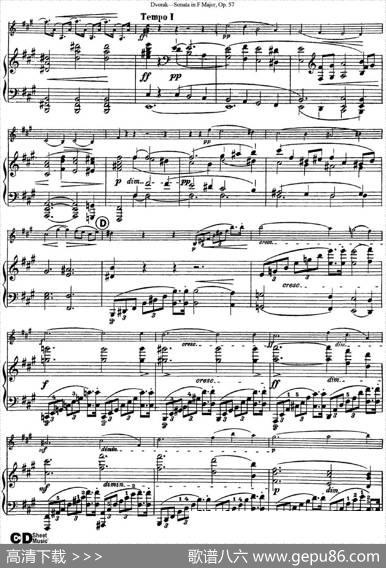 ViolinSonataOp.57（小提琴+钢琴伴奏）
