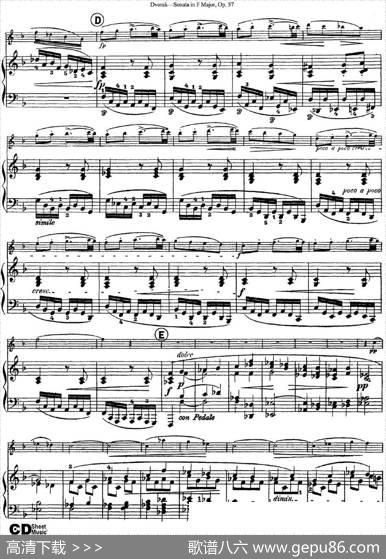 ViolinSonataOp.57（小提琴+钢琴伴奏）