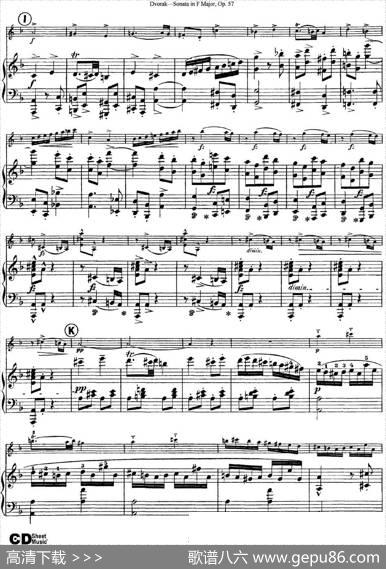 ViolinSonataOp.57（小提琴+钢琴伴奏）