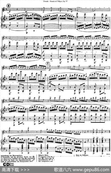 ViolinSonataOp.57（小提琴+钢琴伴奏）