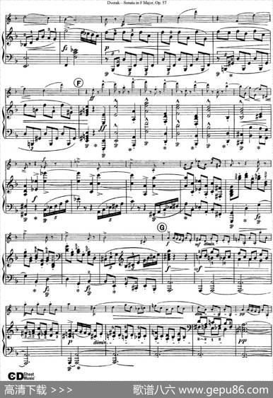 ViolinSonataOp.57（小提琴+钢琴伴奏）