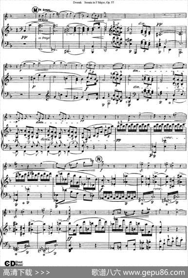 ViolinSonataOp.57（小提琴+钢琴伴奏）