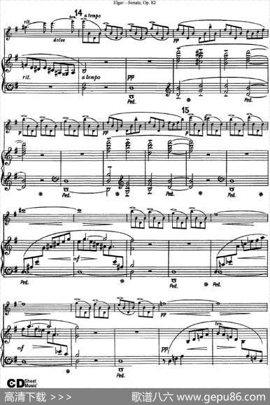 ViolinSonataOp.82（小提琴+钢琴伴奏）