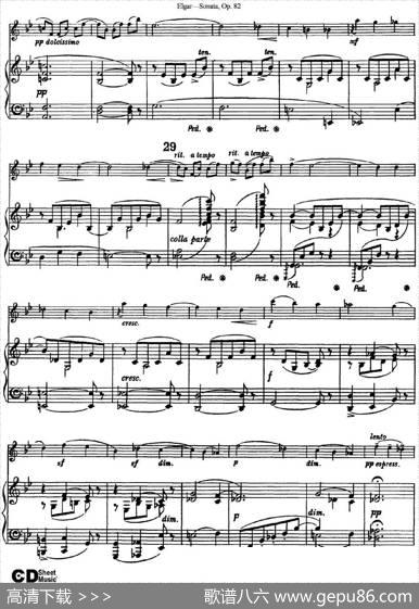 ViolinSonataOp.82（小提琴+钢琴伴奏）