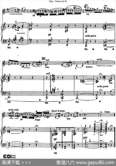 ViolinSonataOp.82（小提琴+钢琴伴奏）