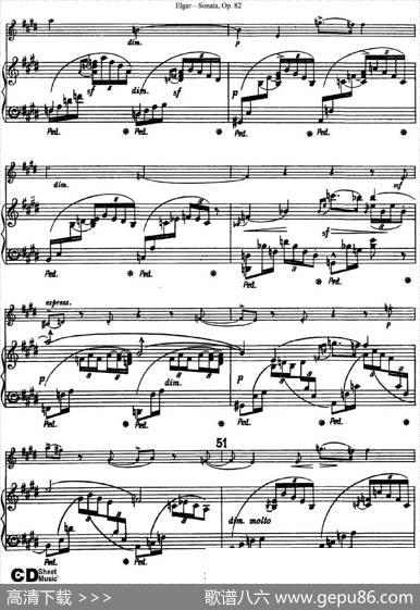 ViolinSonataOp.82（小提琴+钢琴伴奏）