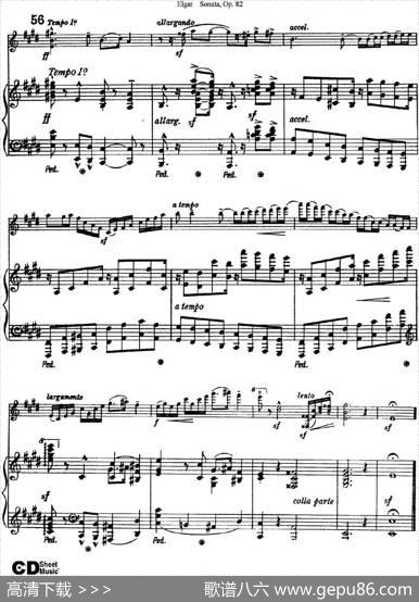 ViolinSonataOp.82（小提琴+钢琴伴奏）