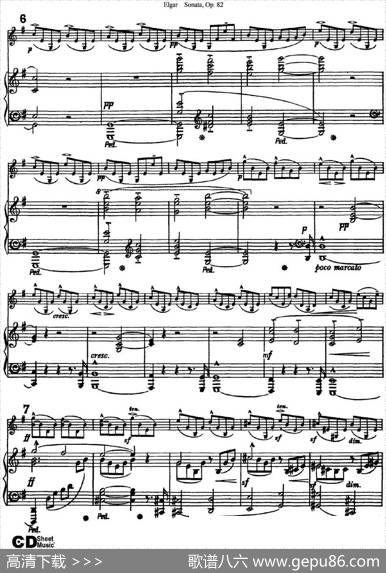 ViolinSonataOp.82（小提琴+钢琴伴奏）